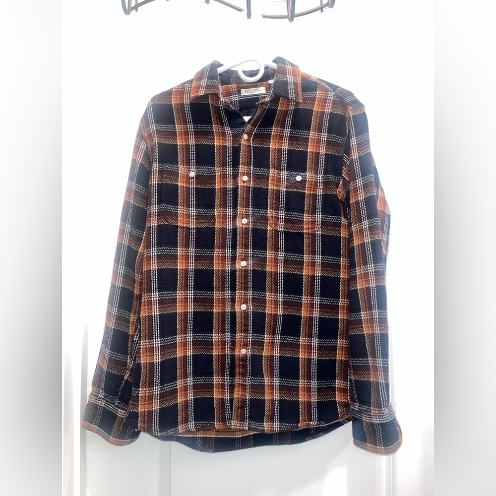 Gustin heavy flannel button down Shirt